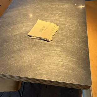 Dirty tables