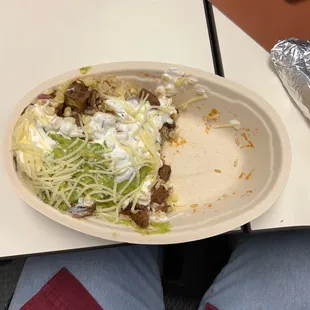 half empty bowl?