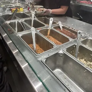 The food storage area