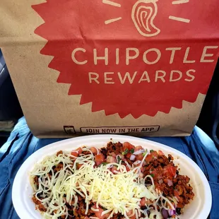 Plant-Based Chorizo Bowl $9.20 (06/08/21). @Chipotle #SantaAna #MexicanFood #FastFood
