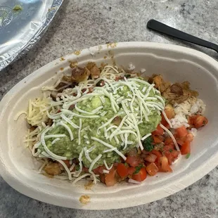 &quot;Double chicken bowl with outdoor leaf&quot;