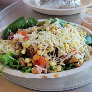 Chipotle Salad with Chickens