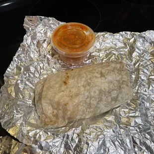 Burrito half the size that it should normally be! WTF????