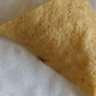 Pubic hair in food from Chipotle at Grant/Tanque Verde.