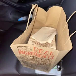 The meal I waited 25 minutes for , after online ordering and showing up, because of no guacamole.