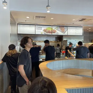 people ordering food