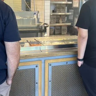 Counter is full of food it's been there for about 5 minutes now