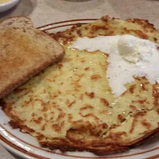 Potato pancakes..  REALLY awesome