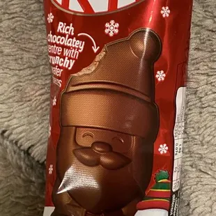 It reminded me of a Crunch bar.