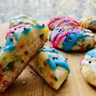 "Funfetti" birthday cookies