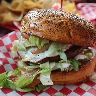 now that's a freaking burger!