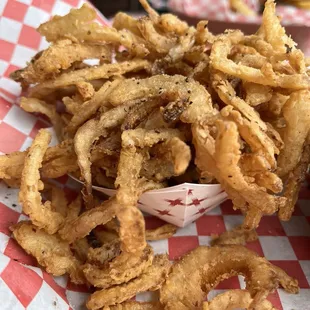 Shoestring Onions Texture