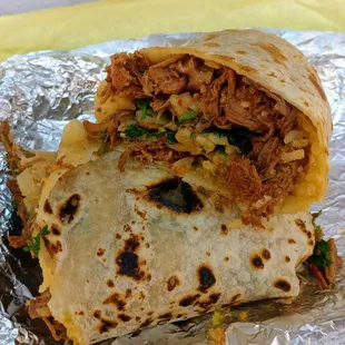 Beef Birria Burrito