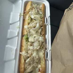 Chicken Cheesesteak Hoagie