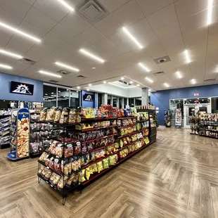 the inside of a grocery store