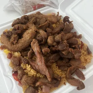 Fried Pork Meat