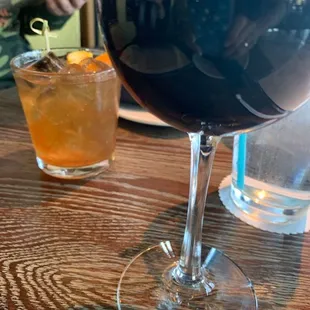 This are wine  and whisky  drinks