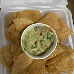 Guac and chips