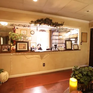 Welcoming Front Desk area