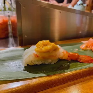 Amaebi Uni Nigiri Sushi