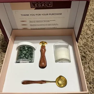 Wax sealing kit
