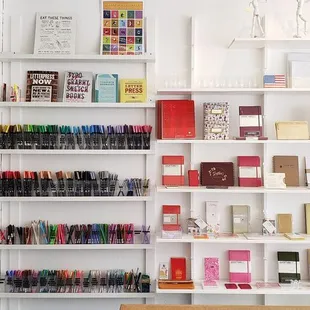 My favorite part of the store..the pens!! Also shows a little part of the doorway leading to Trade Men's Wares...which I also love.