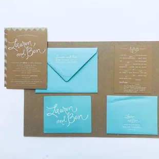 An example of the type of custom invites they can do!