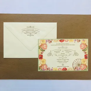 One of their custom invite options from Alice Louise Press.