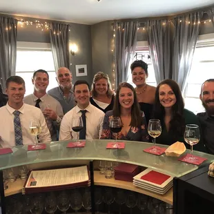 What a great looking group thanks for stopping in let's share a glass soon