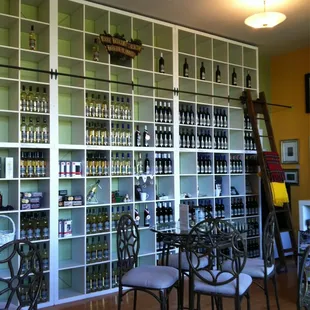Wall of wine