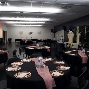 Black and White ballroom