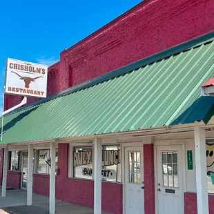 the outside of the building