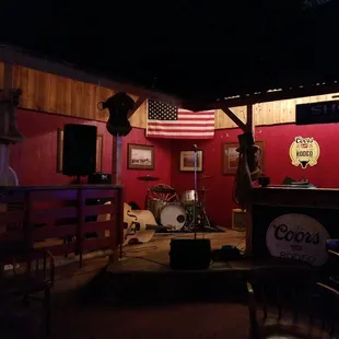 Stage for live music!