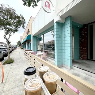 the outside of the building