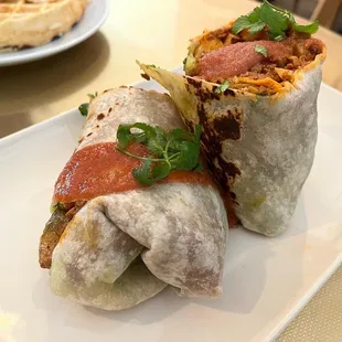 Soy Chorizo Burritos