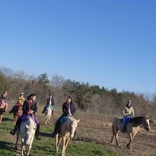 Create lasting memories with our guided group rides! Experienced instructors, beautiful trails, and horses for all skill levels. #grouprides