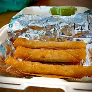 Chicken Flautas