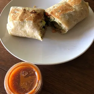 Egg & Veggie Burrito