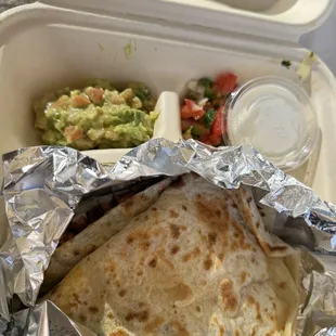 Al pastor quesadilla