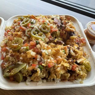 Al Pastor Nachos + #2 w/Bacon