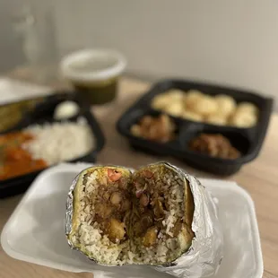 Samosa Burrito