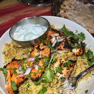 Chicken Biriyani Platter- tandoori style