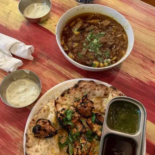 Beef and potato (curry?) I may not remember the name but I remember how good it taste.