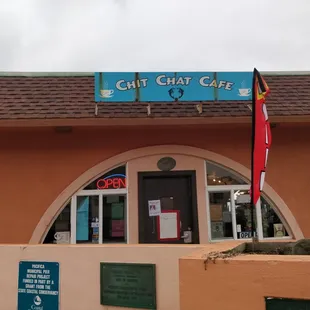 the entrance