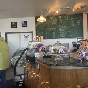 As you walk in you&apos;ll see the menu and bakery items
