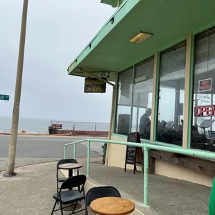 a man in a green hoodie