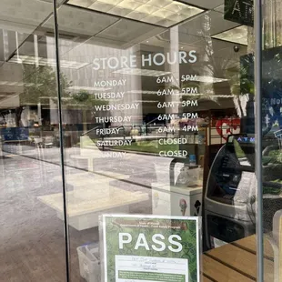 Updated hours Sept 2023!