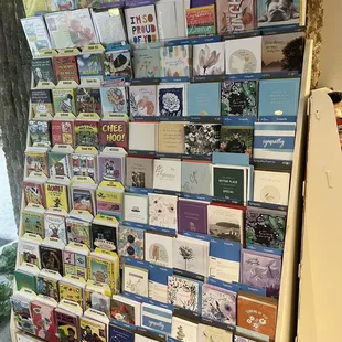Greeting cards section