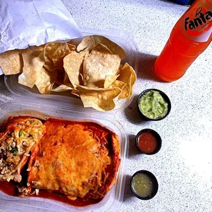 wet burrito (chicken) - chita's (delivered by doordash) - sacramento
