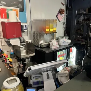 sushi and sashimi, interior